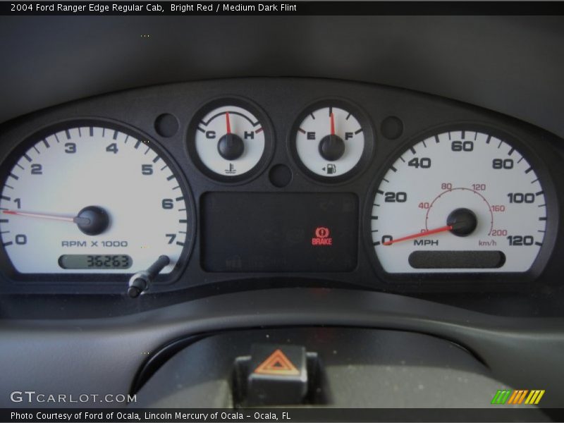  2004 Ranger Edge Regular Cab Edge Regular Cab Gauges