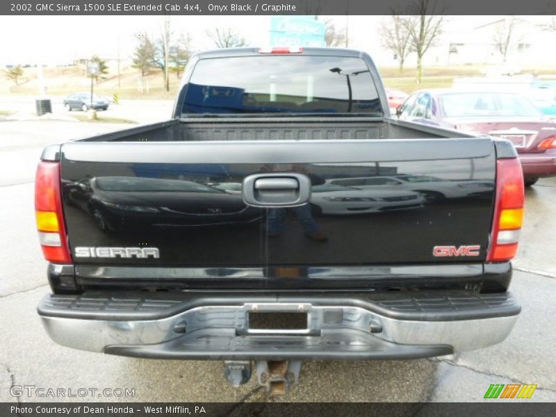 Onyx Black / Graphite 2002 GMC Sierra 1500 SLE Extended Cab 4x4