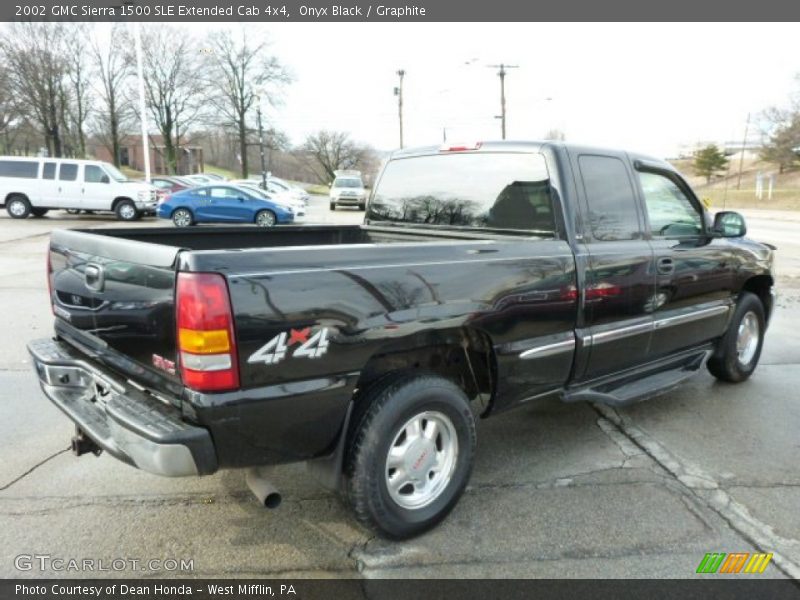 Onyx Black / Graphite 2002 GMC Sierra 1500 SLE Extended Cab 4x4