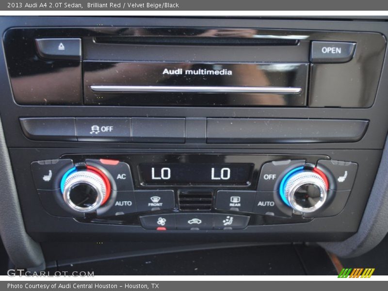 Brilliant Red / Velvet Beige/Black 2013 Audi A4 2.0T Sedan