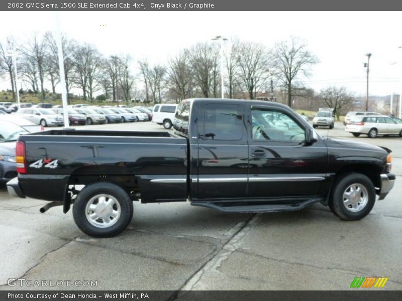 Onyx Black / Graphite 2002 GMC Sierra 1500 SLE Extended Cab 4x4