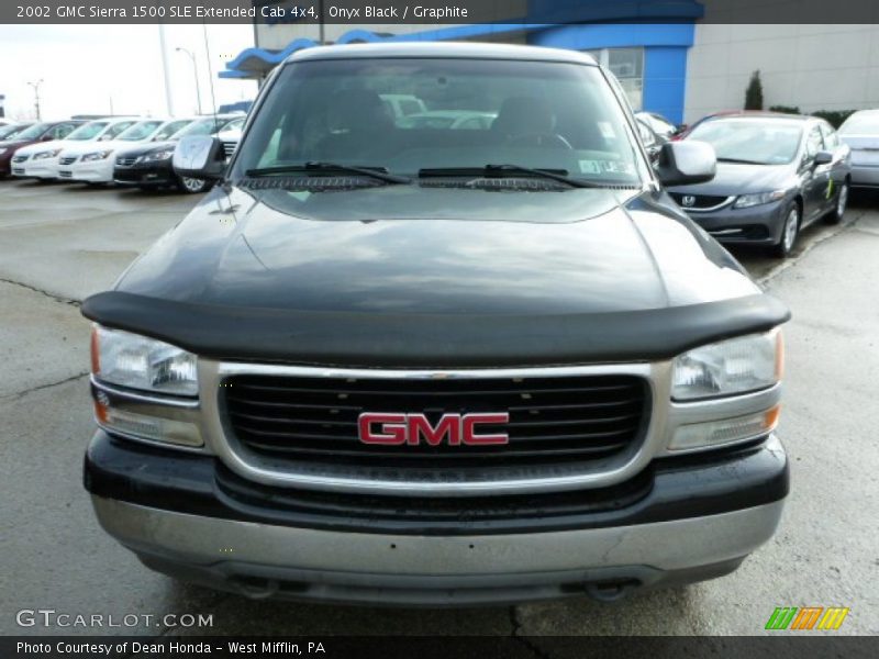 Onyx Black / Graphite 2002 GMC Sierra 1500 SLE Extended Cab 4x4