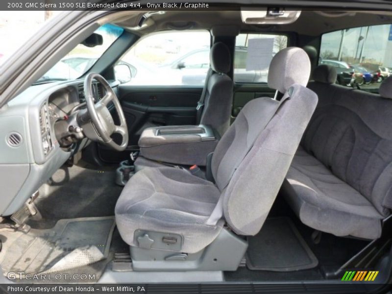 Onyx Black / Graphite 2002 GMC Sierra 1500 SLE Extended Cab 4x4