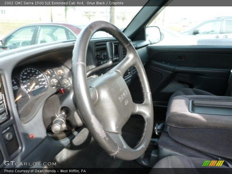 Onyx Black / Graphite 2002 GMC Sierra 1500 SLE Extended Cab 4x4