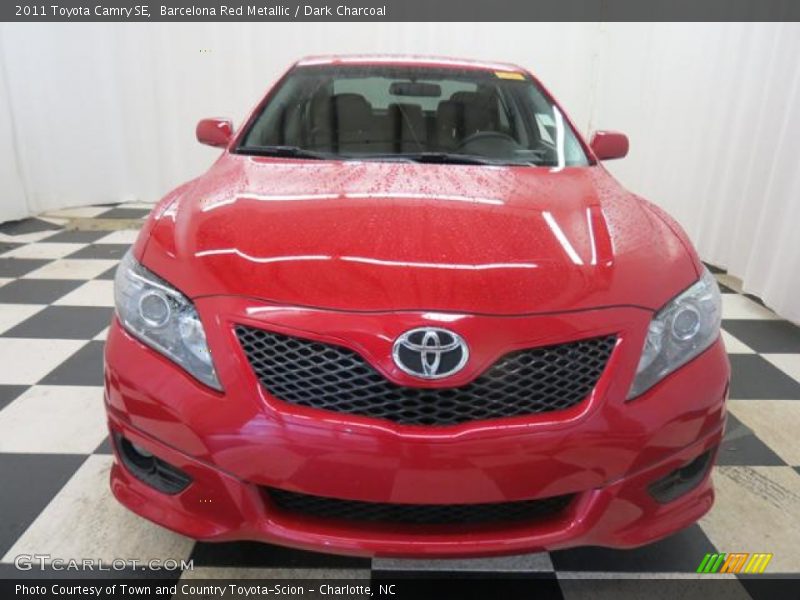 Barcelona Red Metallic / Dark Charcoal 2011 Toyota Camry SE