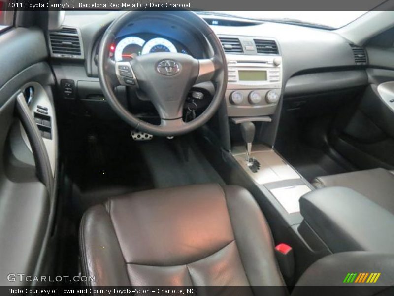 Barcelona Red Metallic / Dark Charcoal 2011 Toyota Camry SE