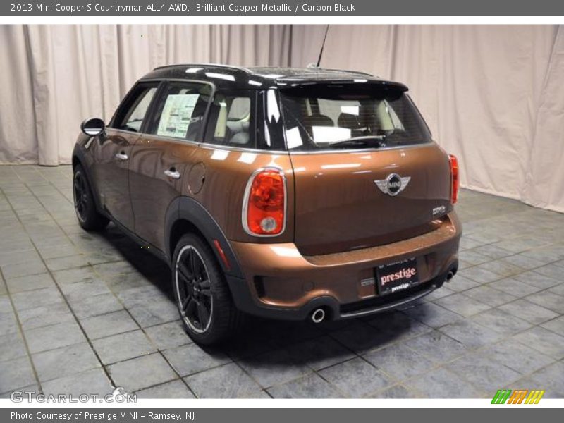 Brilliant Copper Metallic / Carbon Black 2013 Mini Cooper S Countryman ALL4 AWD