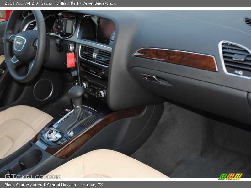 Brilliant Red / Velvet Beige/Black 2013 Audi A4 2.0T Sedan