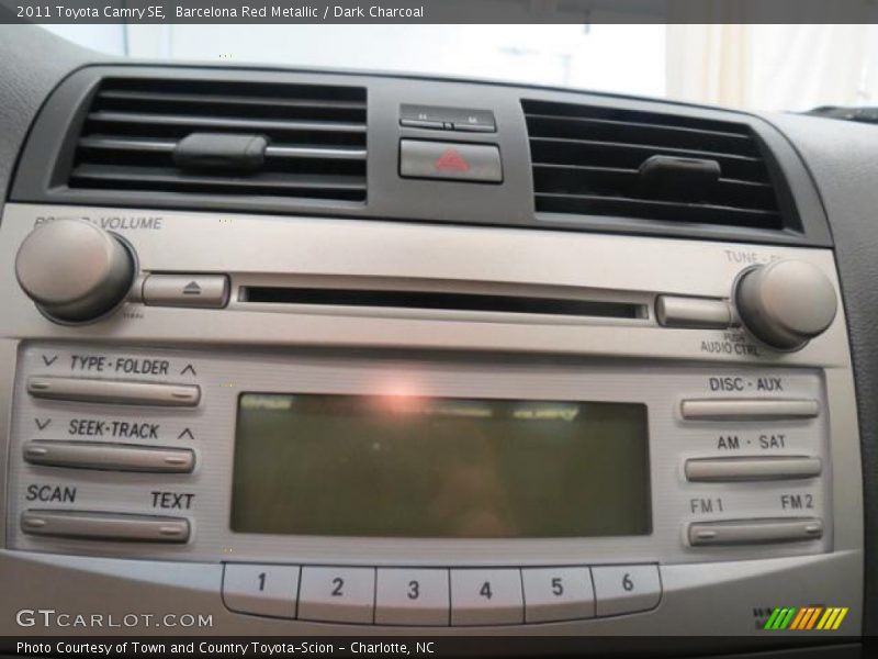 Barcelona Red Metallic / Dark Charcoal 2011 Toyota Camry SE