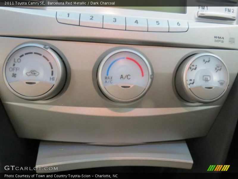 Barcelona Red Metallic / Dark Charcoal 2011 Toyota Camry SE