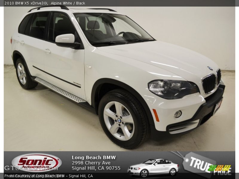 Alpine White / Black 2010 BMW X5 xDrive30i