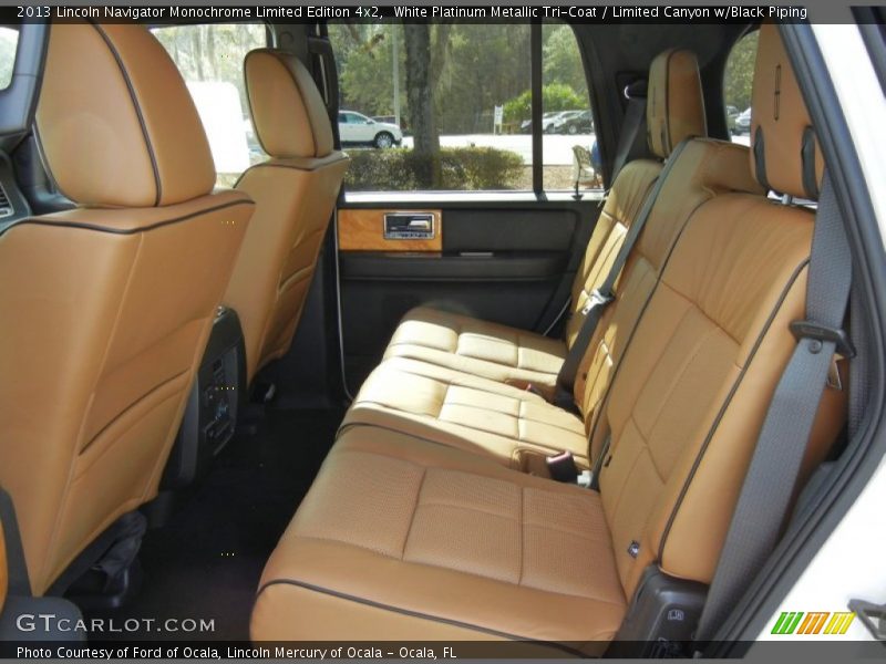 Rear Seat of 2013 Navigator Monochrome Limited Edition 4x2