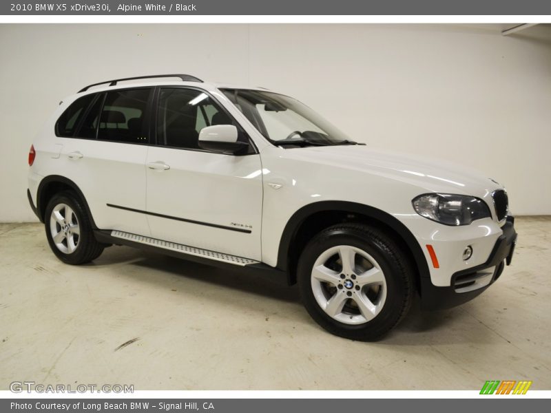 Alpine White / Black 2010 BMW X5 xDrive30i