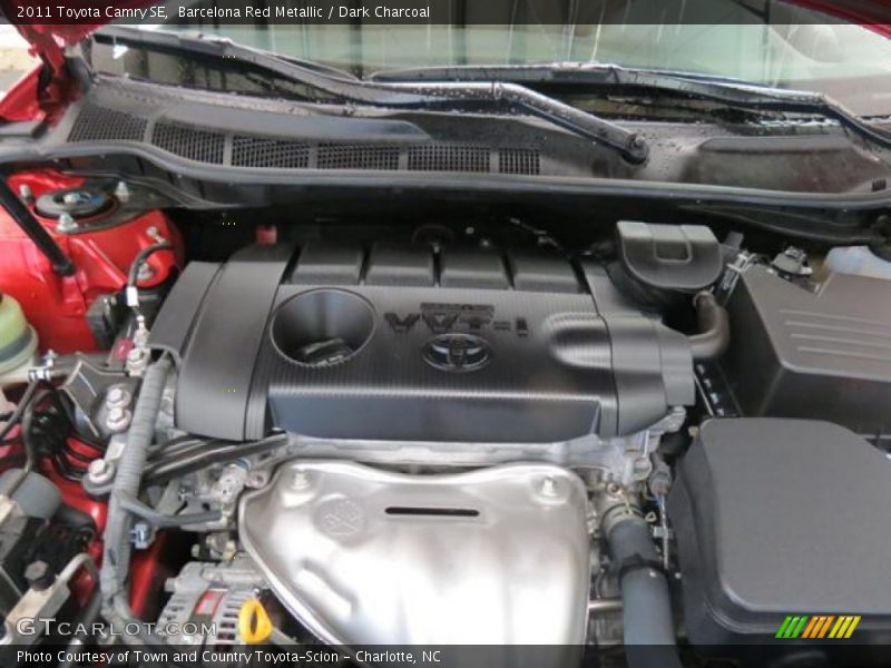 Barcelona Red Metallic / Dark Charcoal 2011 Toyota Camry SE