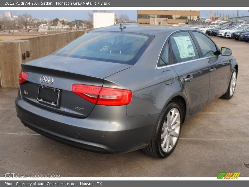 Monsoon Gray Metallic / Black 2013 Audi A4 2.0T Sedan