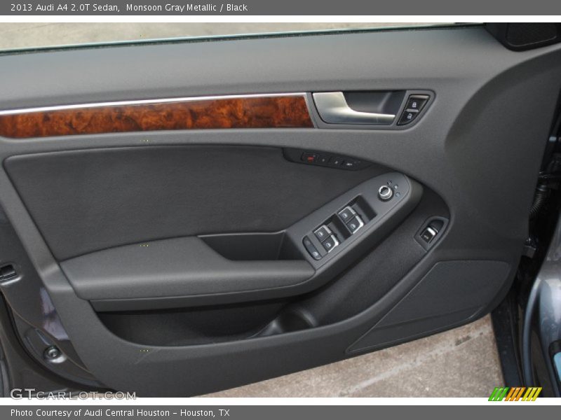 Monsoon Gray Metallic / Black 2013 Audi A4 2.0T Sedan