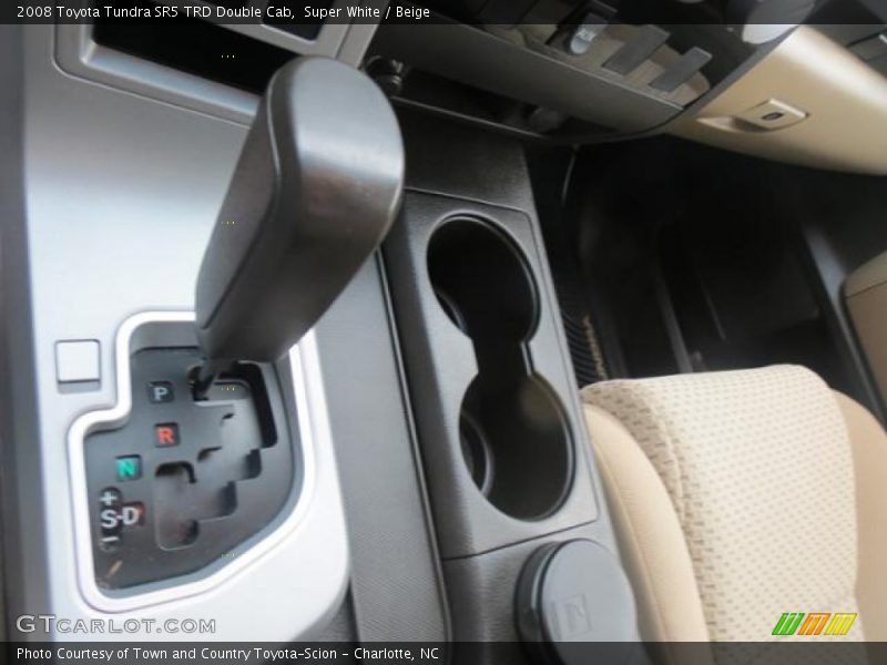 Super White / Beige 2008 Toyota Tundra SR5 TRD Double Cab