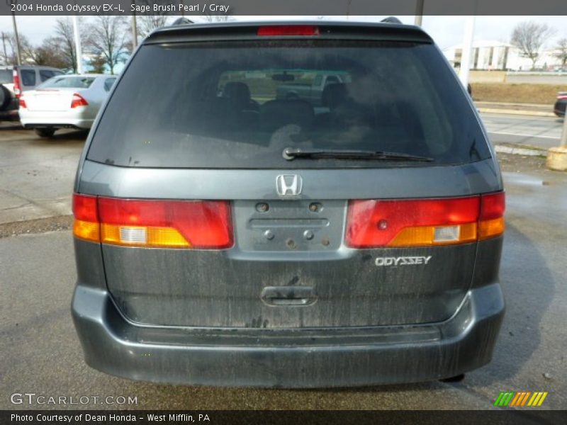 Sage Brush Pearl / Gray 2004 Honda Odyssey EX-L