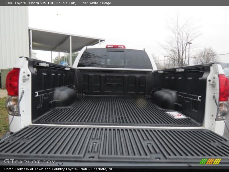 Super White / Beige 2008 Toyota Tundra SR5 TRD Double Cab