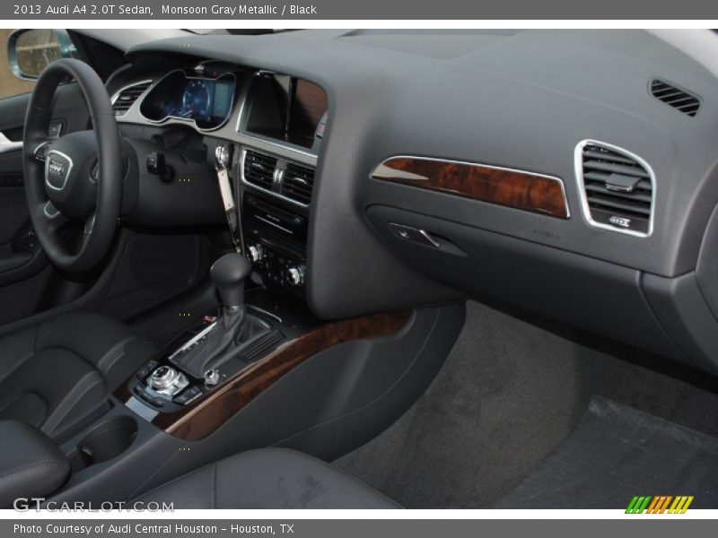 Monsoon Gray Metallic / Black 2013 Audi A4 2.0T Sedan