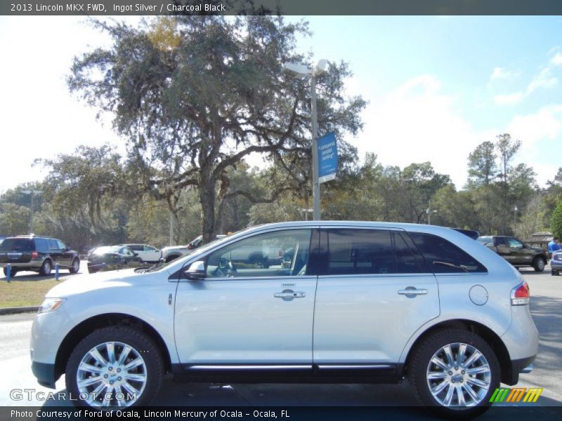 Ingot Silver / Charcoal Black 2013 Lincoln MKX FWD