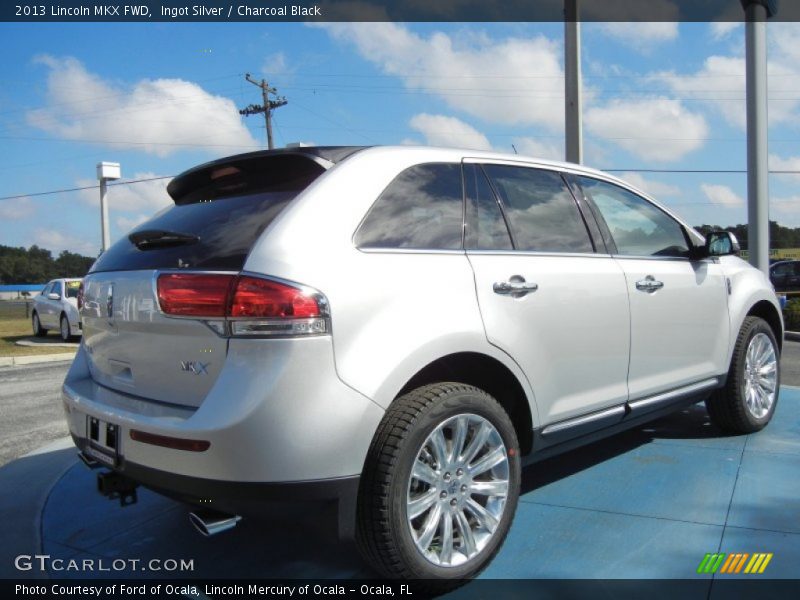 Ingot Silver / Charcoal Black 2013 Lincoln MKX FWD
