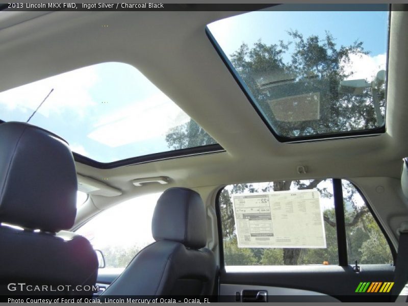Ingot Silver / Charcoal Black 2013 Lincoln MKX FWD