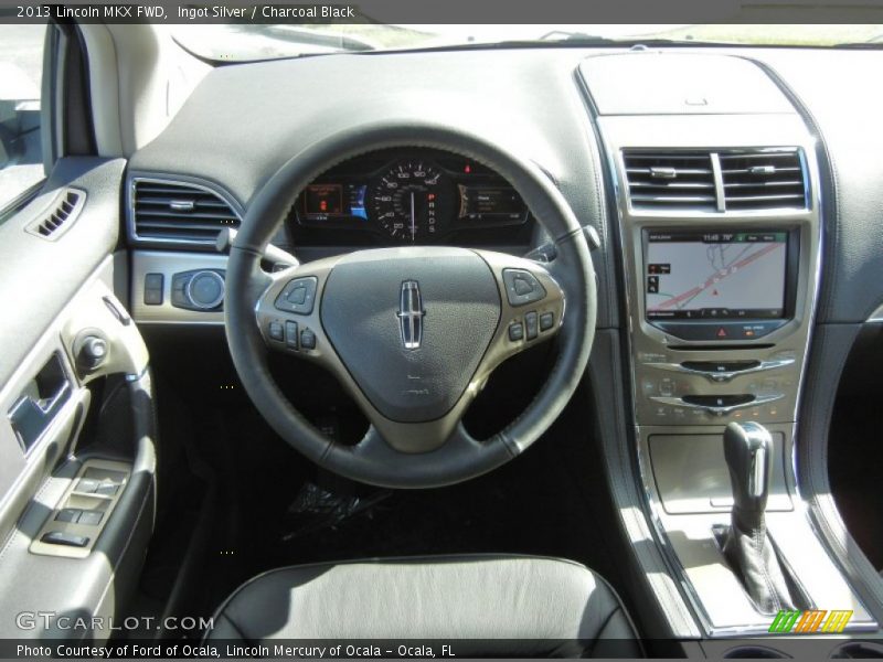Ingot Silver / Charcoal Black 2013 Lincoln MKX FWD