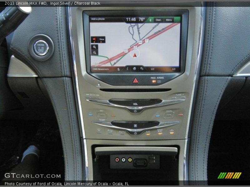 Ingot Silver / Charcoal Black 2013 Lincoln MKX FWD