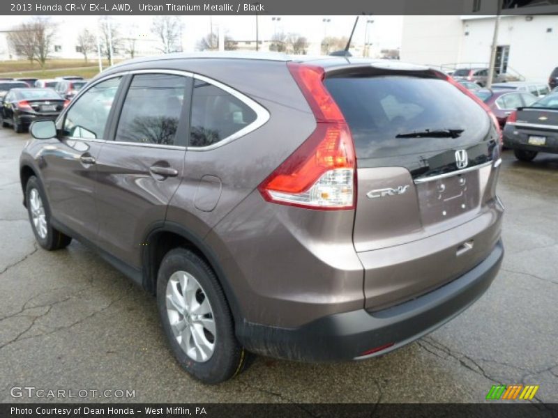 Urban Titanium Metallic / Black 2013 Honda CR-V EX-L AWD