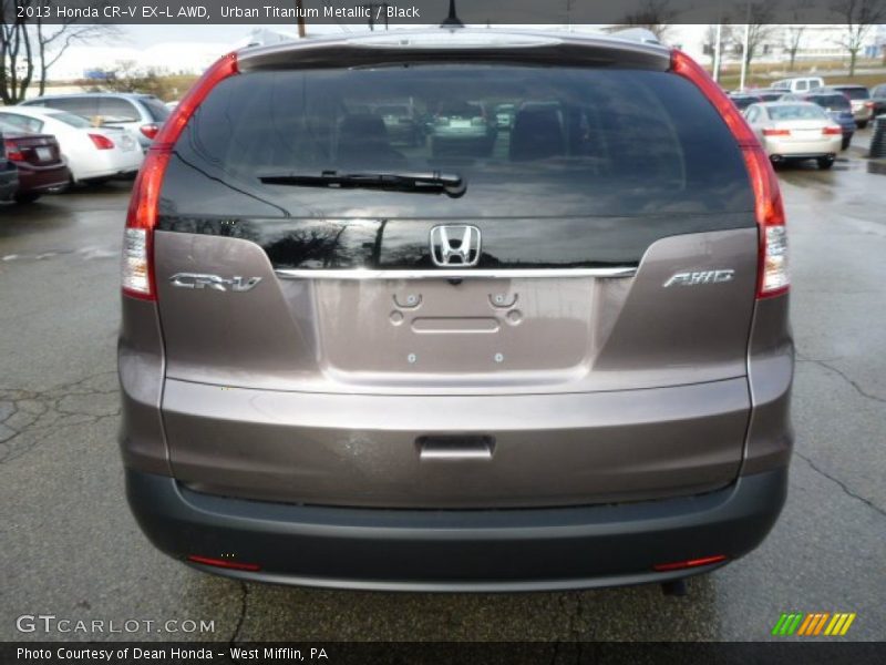 Urban Titanium Metallic / Black 2013 Honda CR-V EX-L AWD