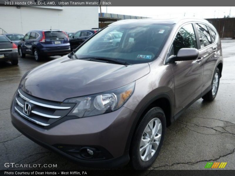 Urban Titanium Metallic / Black 2013 Honda CR-V EX-L AWD