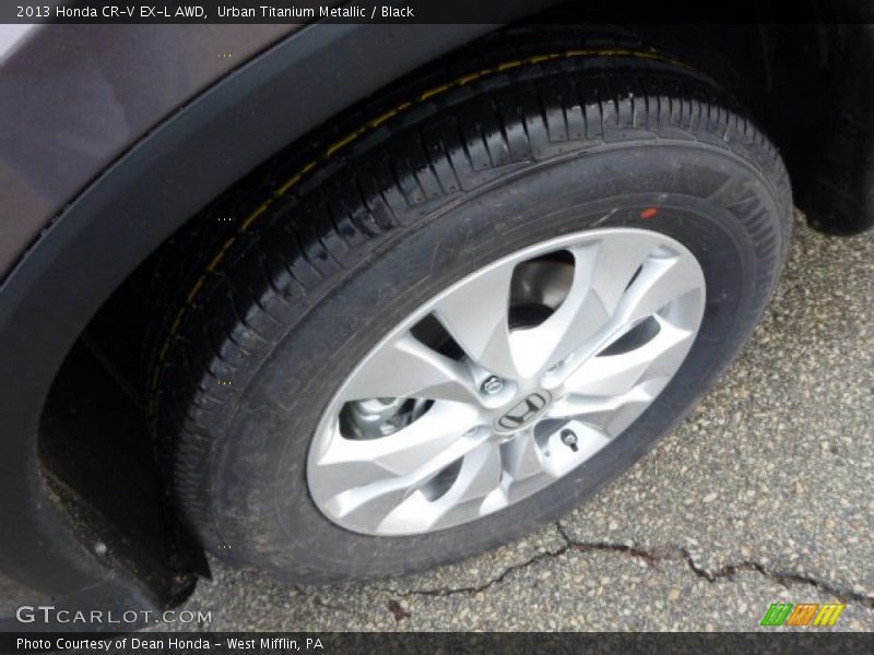 Urban Titanium Metallic / Black 2013 Honda CR-V EX-L AWD