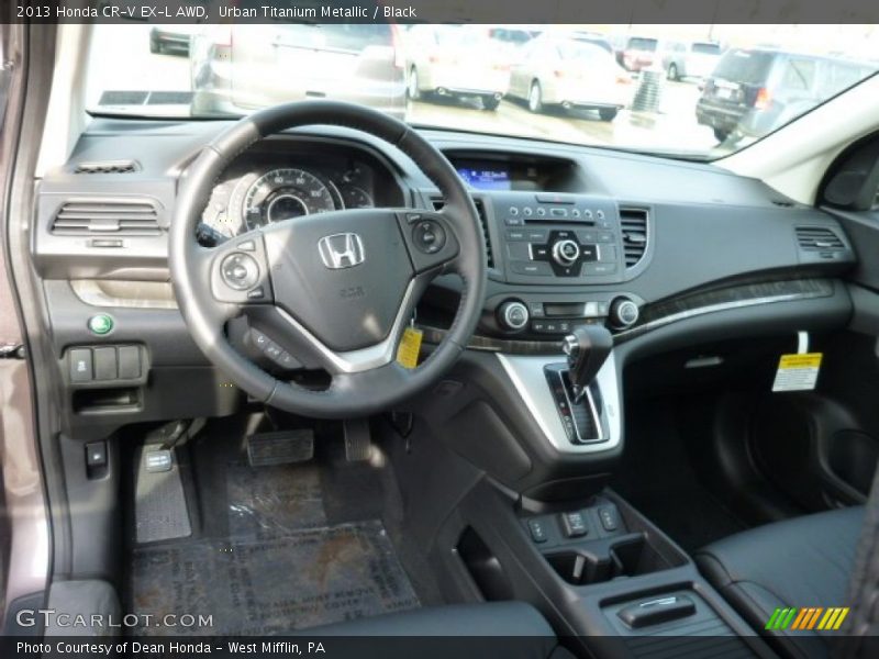 Urban Titanium Metallic / Black 2013 Honda CR-V EX-L AWD