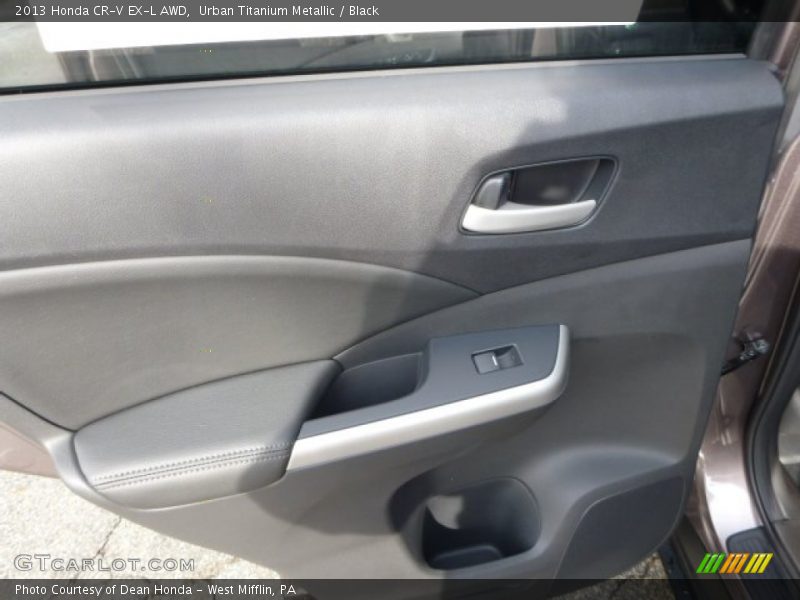 Urban Titanium Metallic / Black 2013 Honda CR-V EX-L AWD