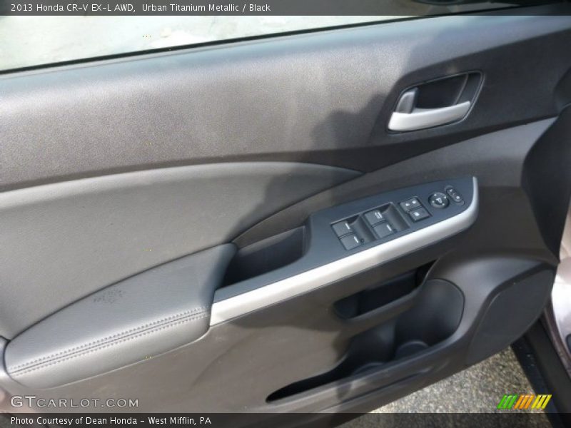 Urban Titanium Metallic / Black 2013 Honda CR-V EX-L AWD