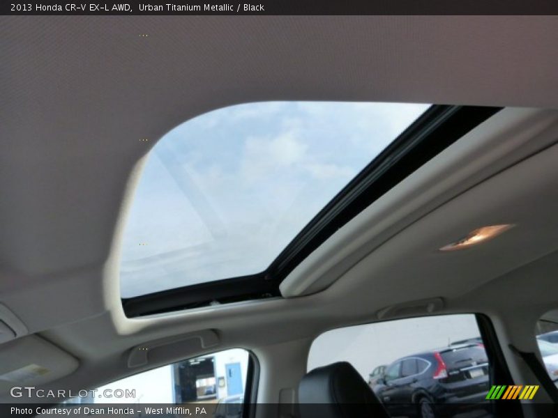 Urban Titanium Metallic / Black 2013 Honda CR-V EX-L AWD