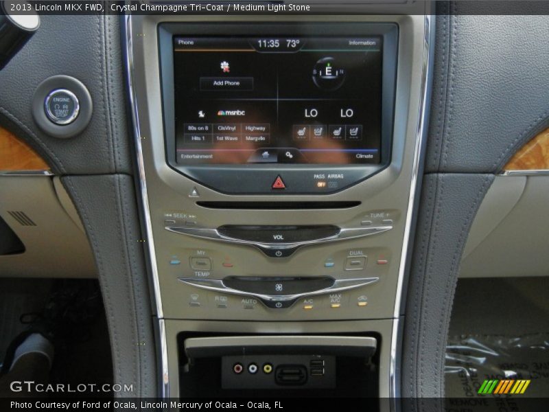 Crystal Champagne Tri-Coat / Medium Light Stone 2013 Lincoln MKX FWD