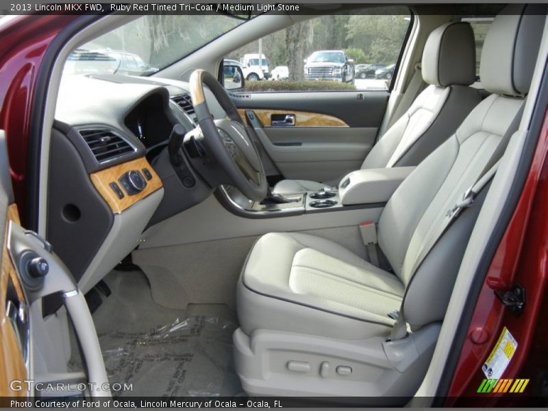 Ruby Red Tinted Tri-Coat / Medium Light Stone 2013 Lincoln MKX FWD