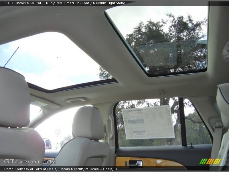 Ruby Red Tinted Tri-Coat / Medium Light Stone 2013 Lincoln MKX FWD