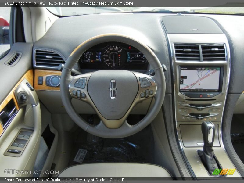 Ruby Red Tinted Tri-Coat / Medium Light Stone 2013 Lincoln MKX FWD