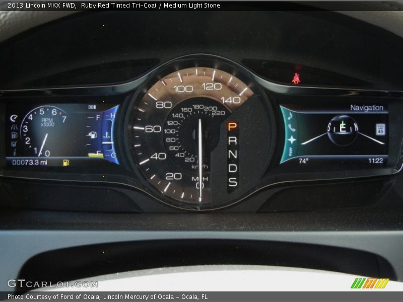 Ruby Red Tinted Tri-Coat / Medium Light Stone 2013 Lincoln MKX FWD