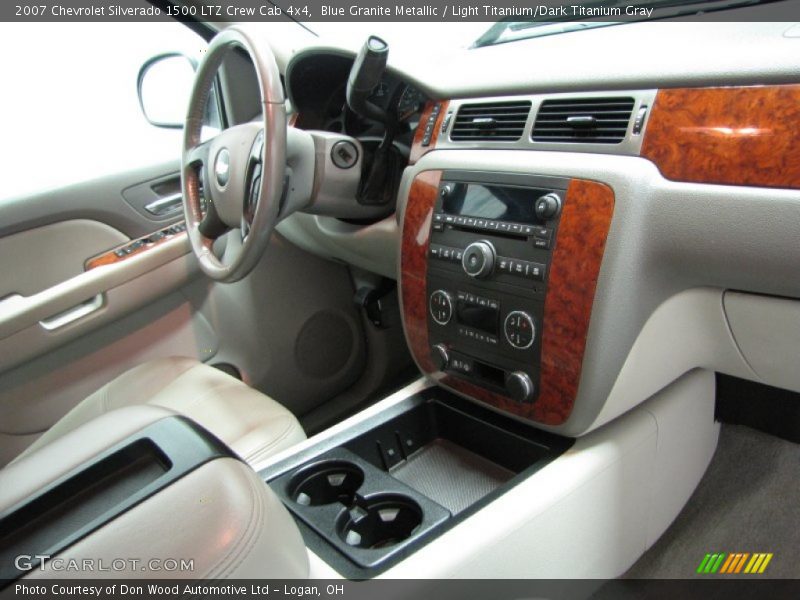 Blue Granite Metallic / Light Titanium/Dark Titanium Gray 2007 Chevrolet Silverado 1500 LTZ Crew Cab 4x4