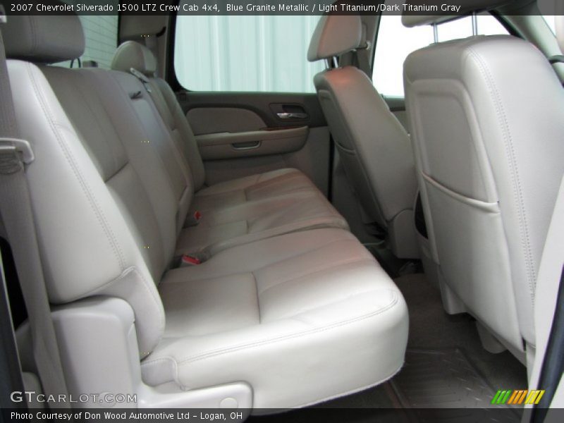 Blue Granite Metallic / Light Titanium/Dark Titanium Gray 2007 Chevrolet Silverado 1500 LTZ Crew Cab 4x4