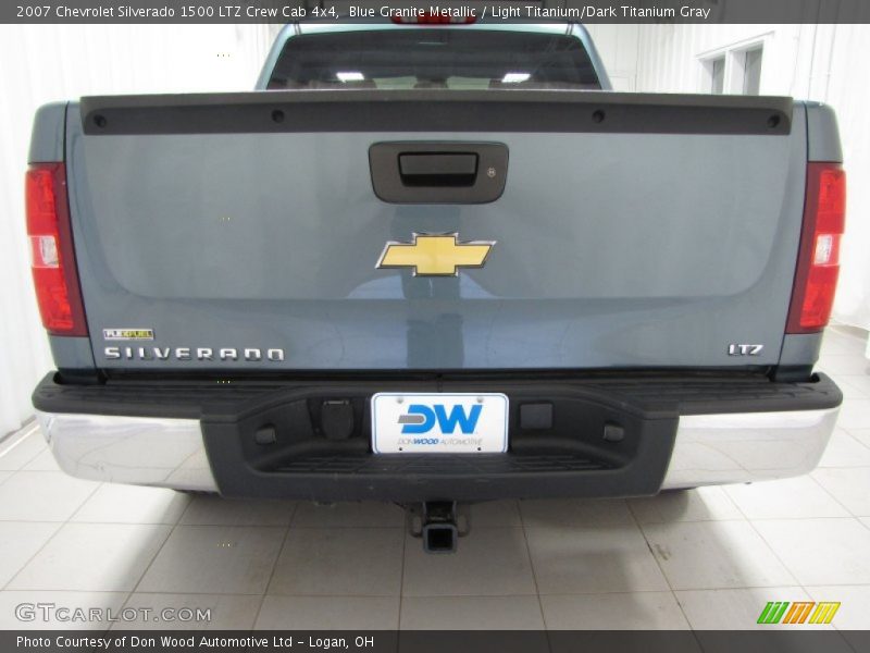 Blue Granite Metallic / Light Titanium/Dark Titanium Gray 2007 Chevrolet Silverado 1500 LTZ Crew Cab 4x4