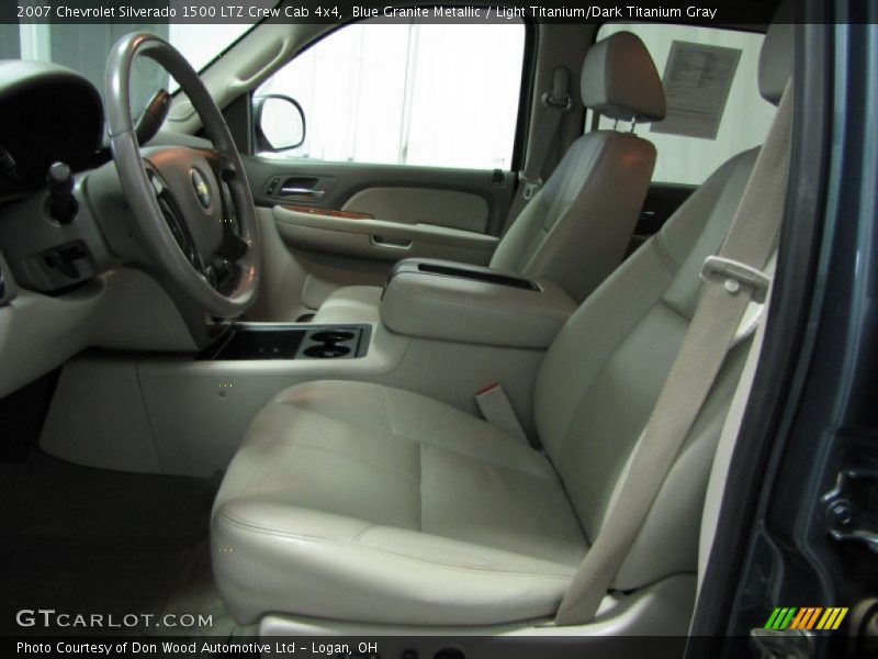 Blue Granite Metallic / Light Titanium/Dark Titanium Gray 2007 Chevrolet Silverado 1500 LTZ Crew Cab 4x4