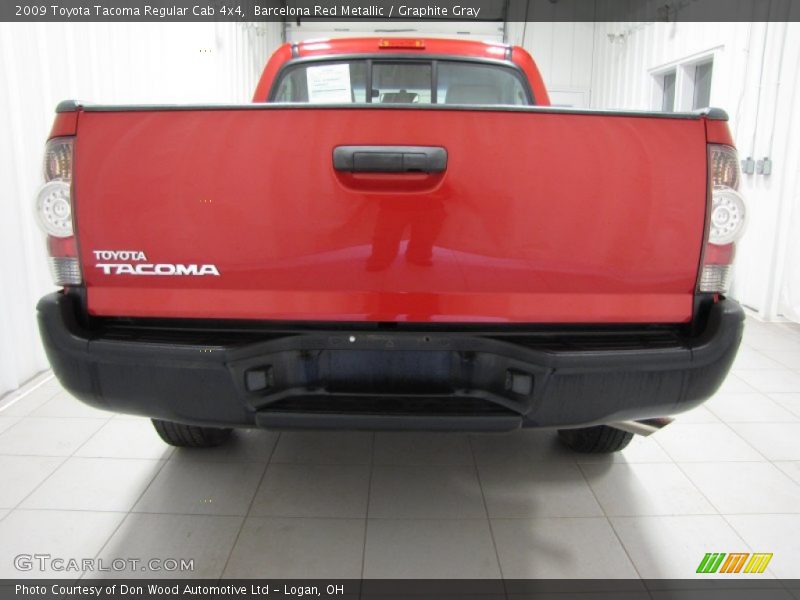 Barcelona Red Metallic / Graphite Gray 2009 Toyota Tacoma Regular Cab 4x4
