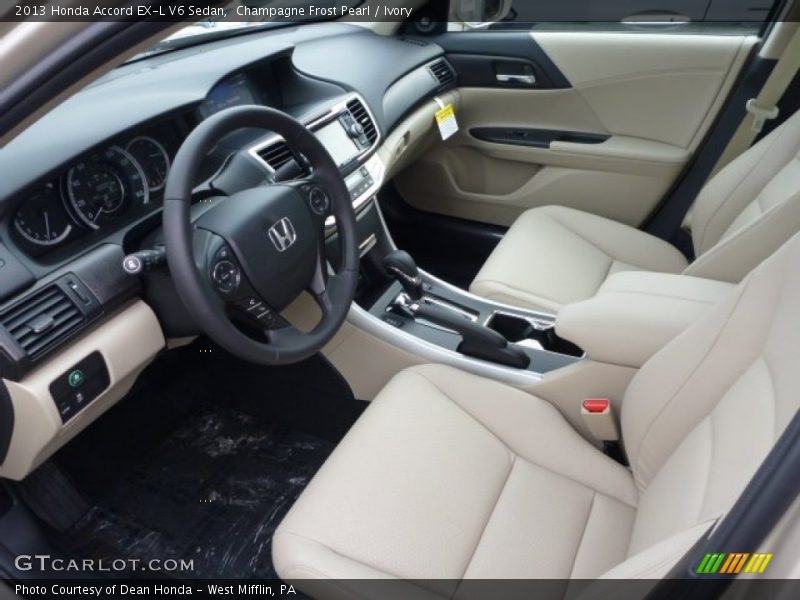  2013 Accord EX-L V6 Sedan Ivory Interior