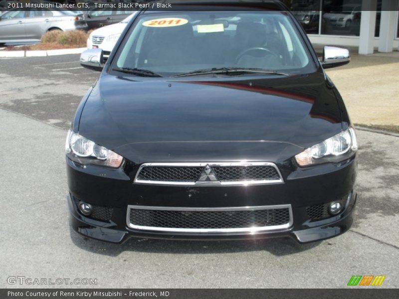 Tarmac Black Pearl / Black 2011 Mitsubishi Lancer GTS