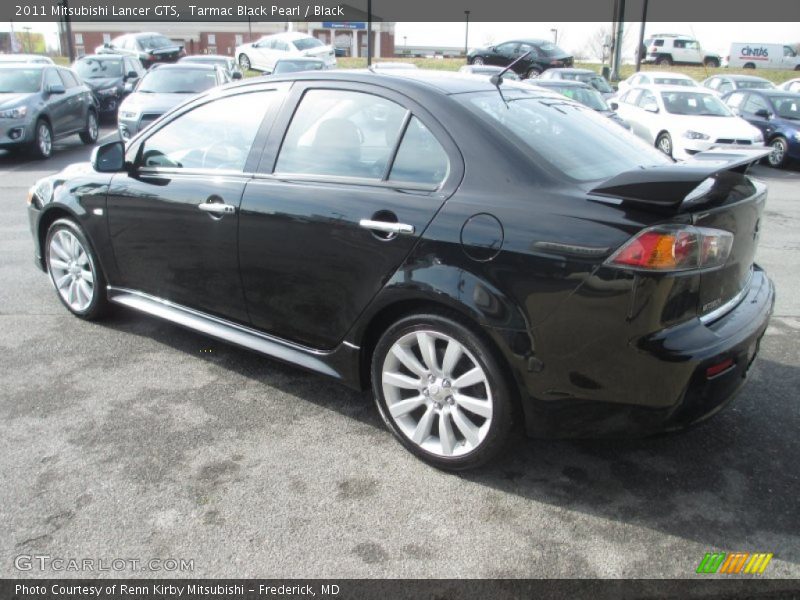 Tarmac Black Pearl / Black 2011 Mitsubishi Lancer GTS